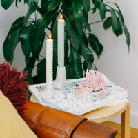 Lola Swirl Dinner Candle - Pair