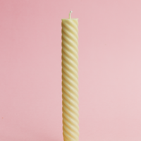 Lola Swirl Dinner Candle - Pair