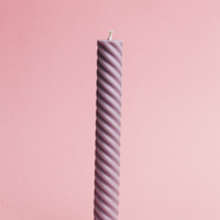 Lola Swirl Dinner Candle - Pair